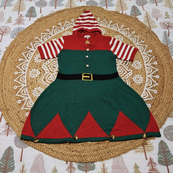 BNWT Xmas Festive Elf Costume - Picture 3 of 8